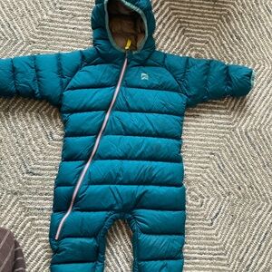 MEC Brown and Yellow Baby Snowsuit